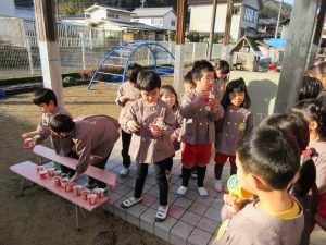 氷を取り出したよ