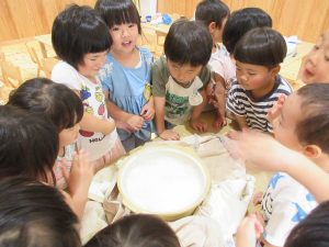 ご飯が炊けた