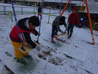 雪あそびを楽しみました⛄