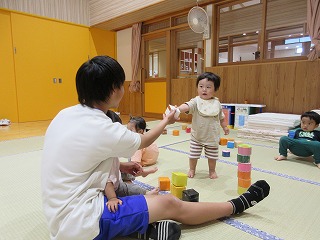 トライやる生と一緒に遊んだよ♪
