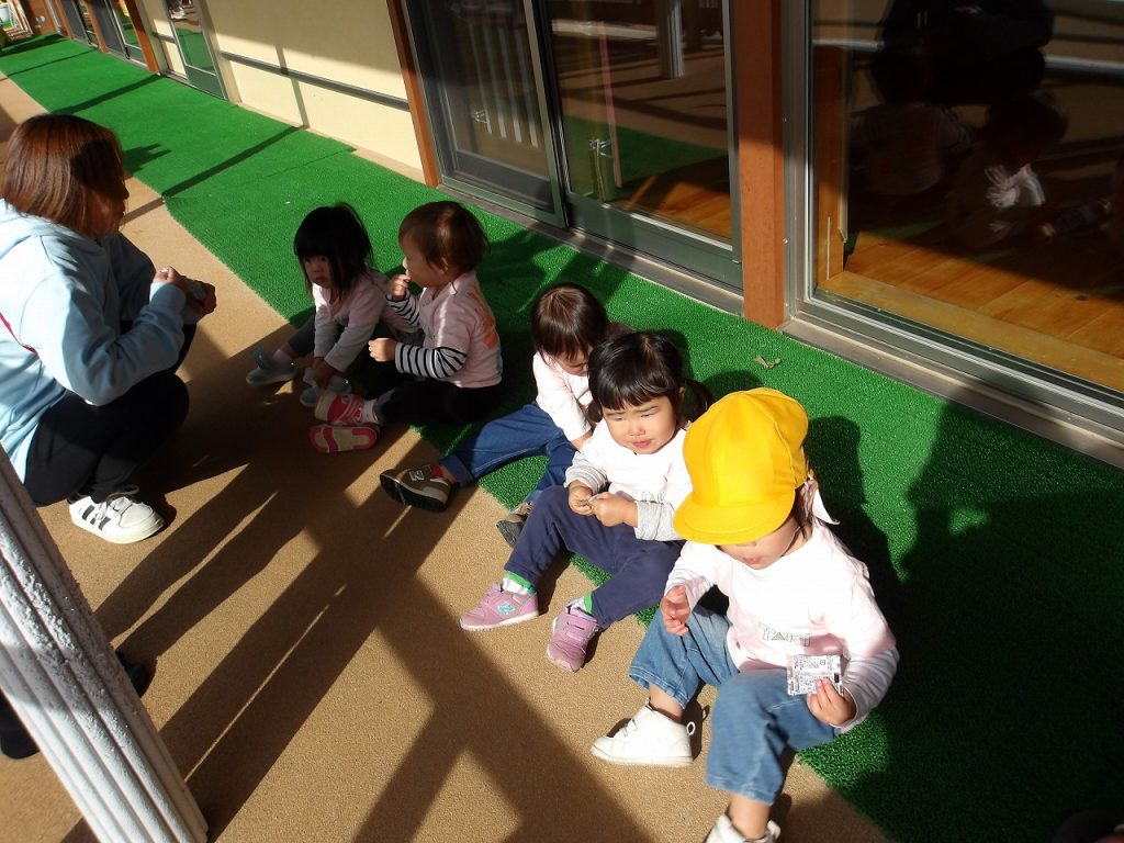 いっぱい歩いたよ！（０～２歳遠足）